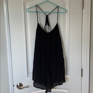 RVCA black flowy and strappy dress
